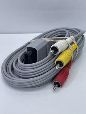 Official OEM Nintendo Wii / Wii U AV Audio Video Composite Cable RVL-009